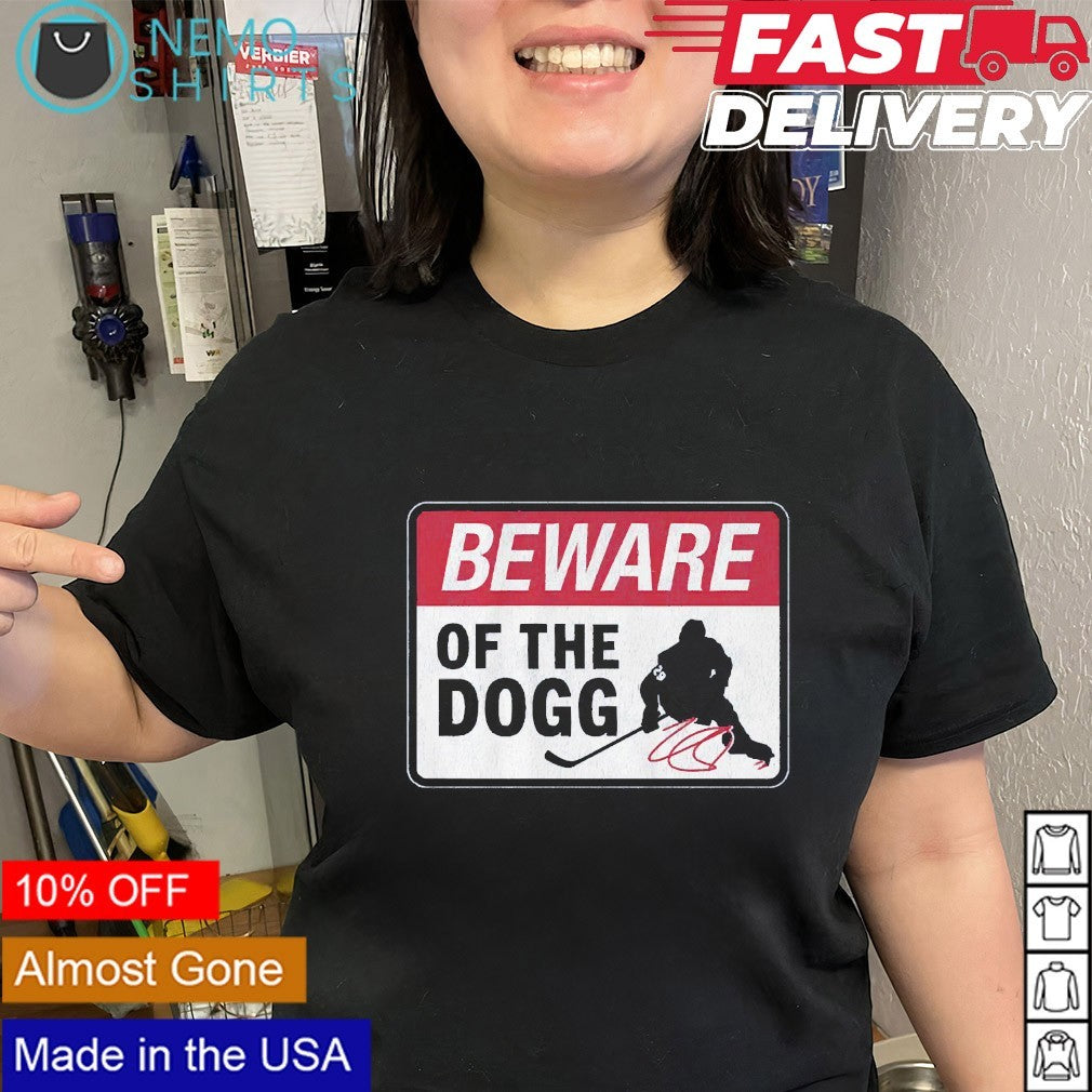 Nathan MacKinnon beware of the dogg Colorado Avalanche signature shirt