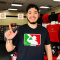 National Borracho League Mexican Drinking MLB 2026 logo shirt