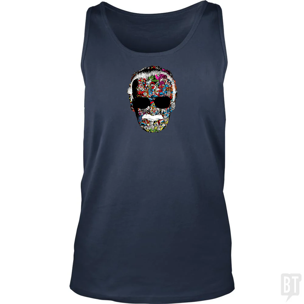 Stan Lee Man of Many Faces Tank Top