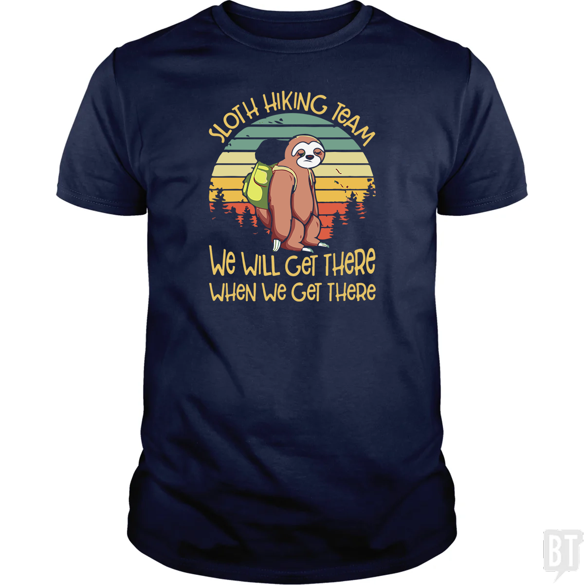 Funny Sloth Hiking Team #2