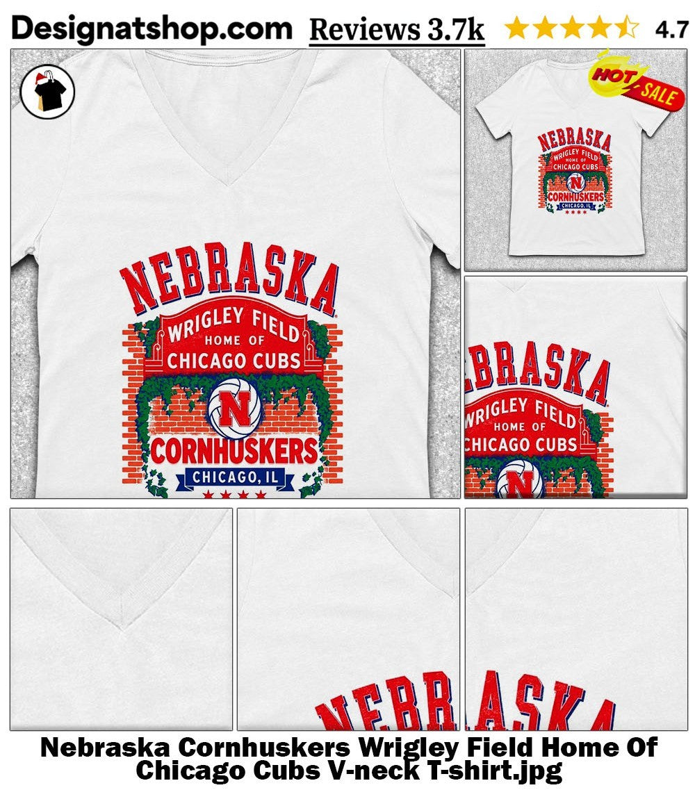 Nebraska Cornhuskers Wrigley Field Home Of Chicago Cubs shirt.jpg