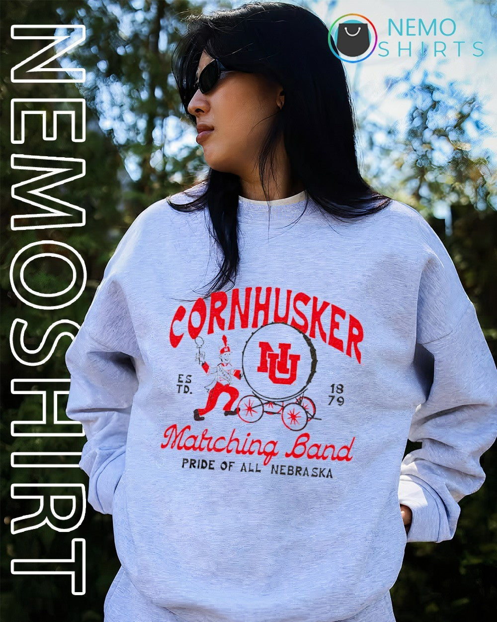 Nebraska Cornhuskers marching band pride of all Nebraska estd 1879 shirt