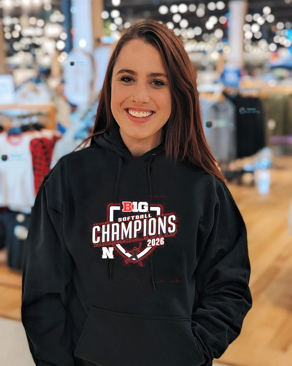 Nebraska Huskers 2026 softball Big Ten champions shirt