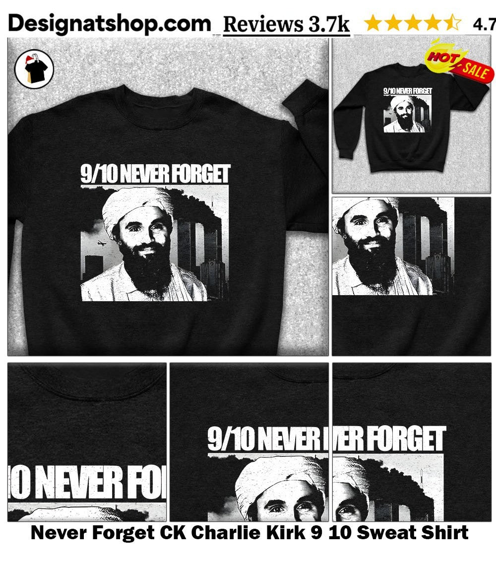 Never Forget CK Charlie Kirk 9 10 shirt