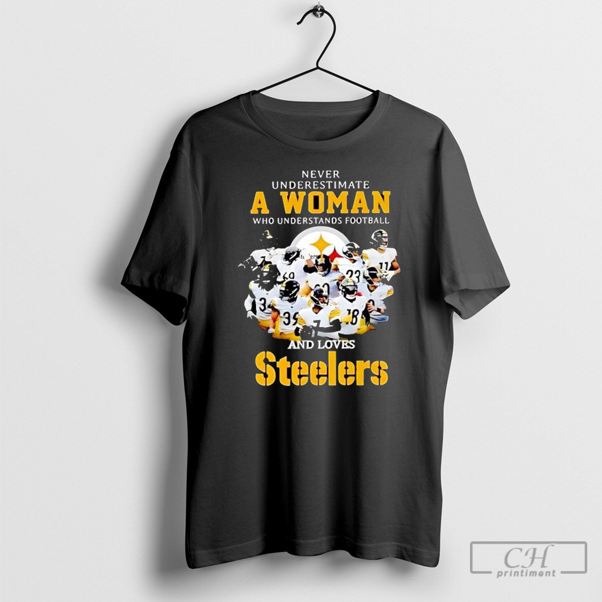 Never Underestimate A Woman Who Understands Football And Loves Steelers Graphic Shirt Sweater