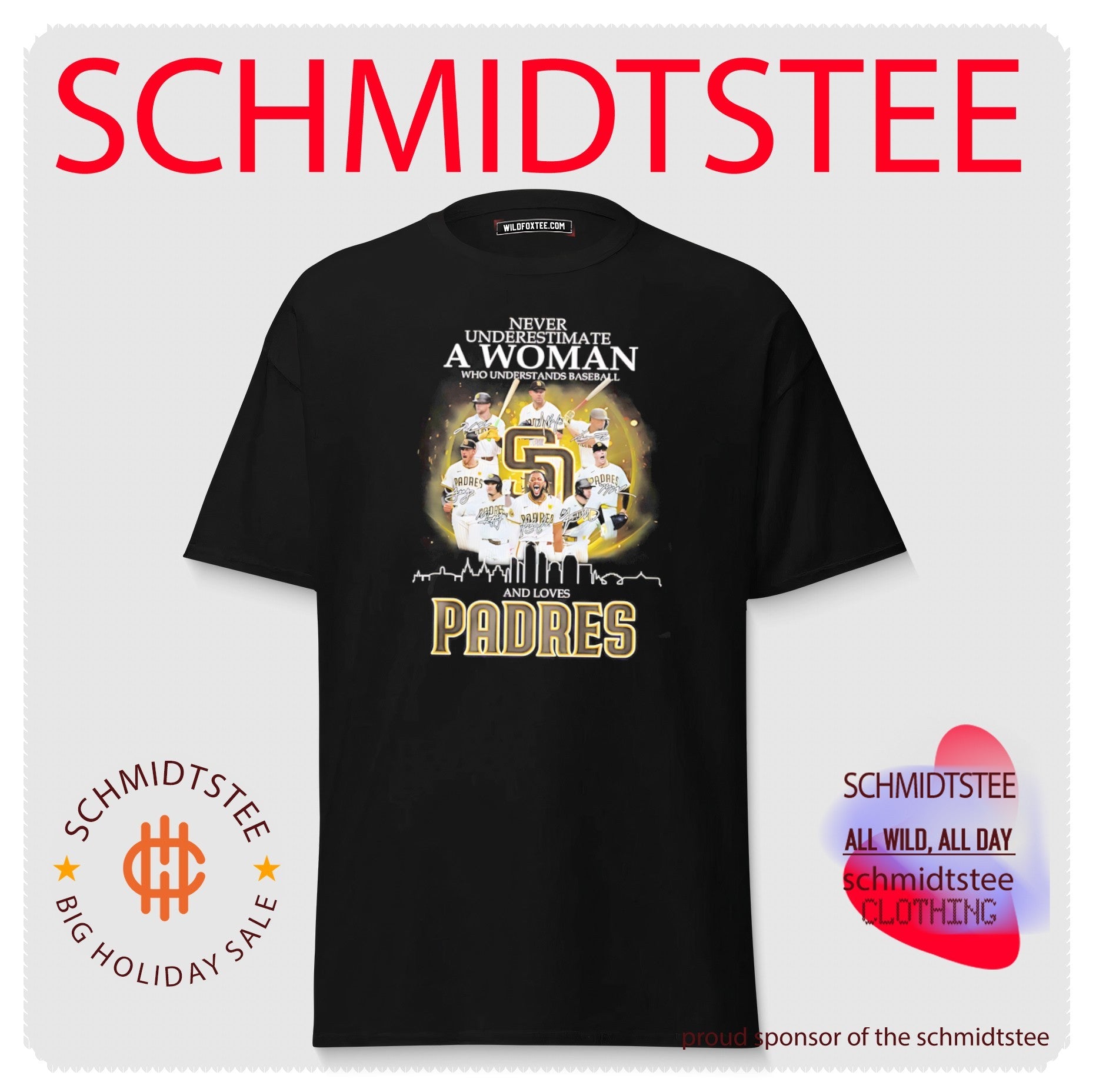 Never underestimate a woman who understands baseball and loves San Diego Padres shirt