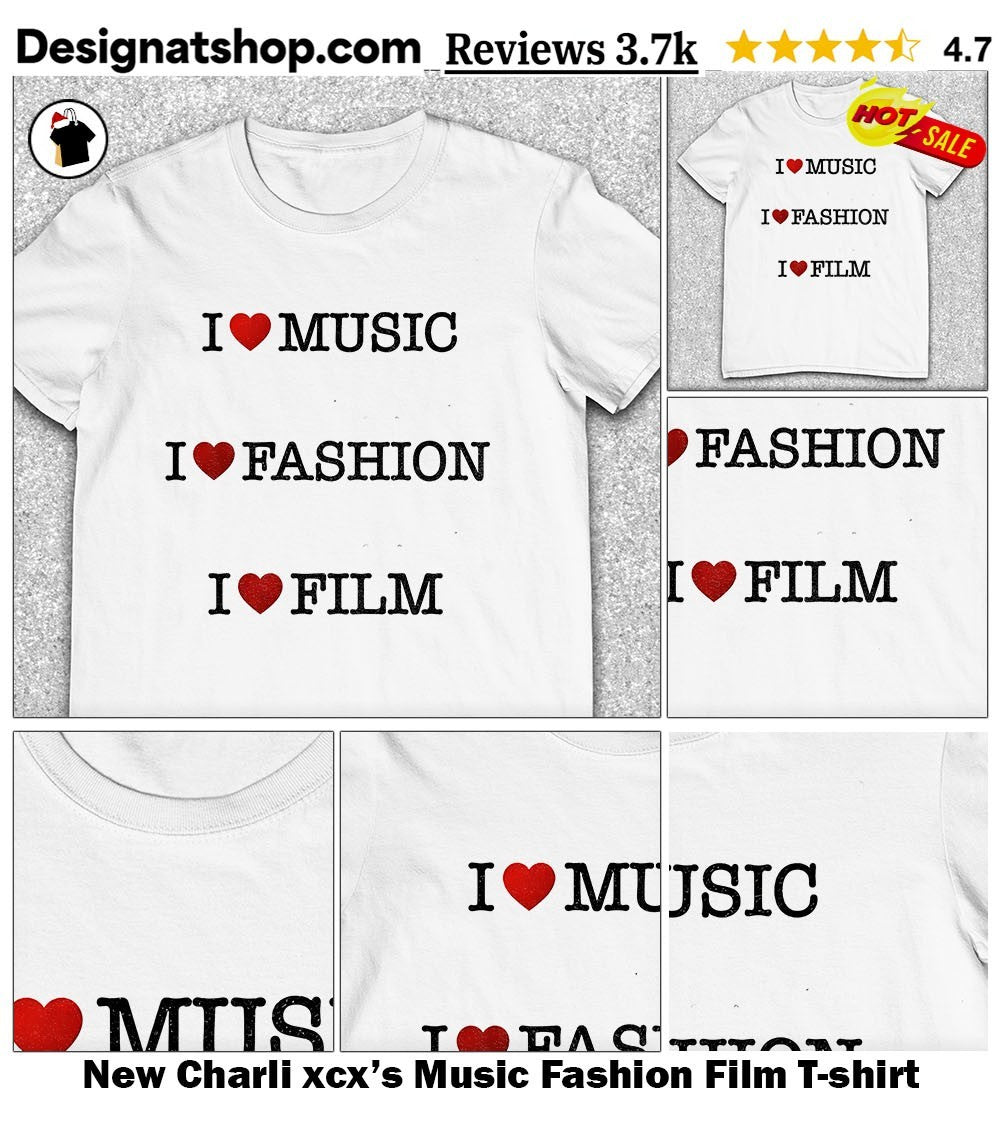 New Charli xcx’s Music Fashion Film shirt