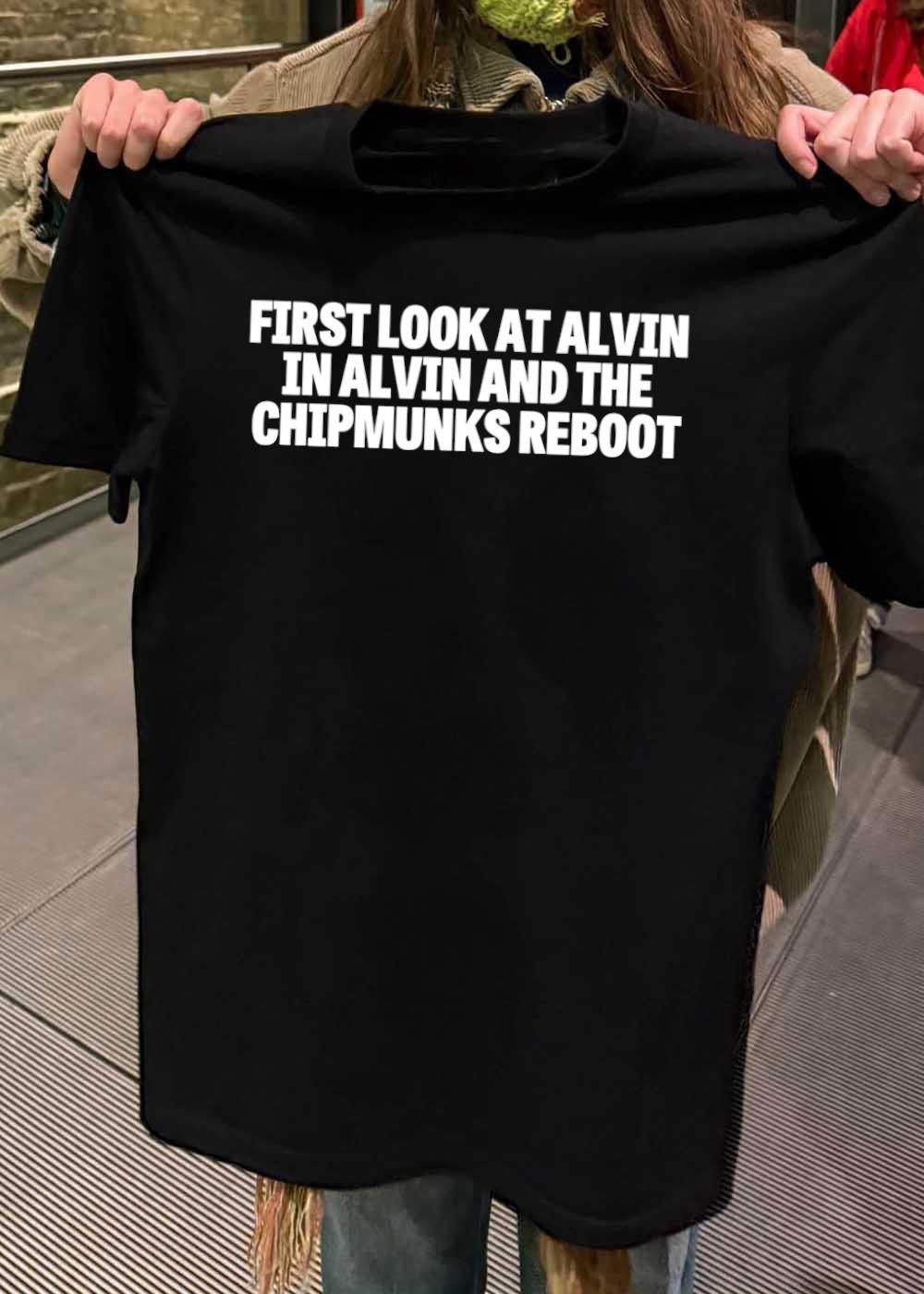 New Design First Look at Alvin in the Chipmunks Reboot T-Shirt