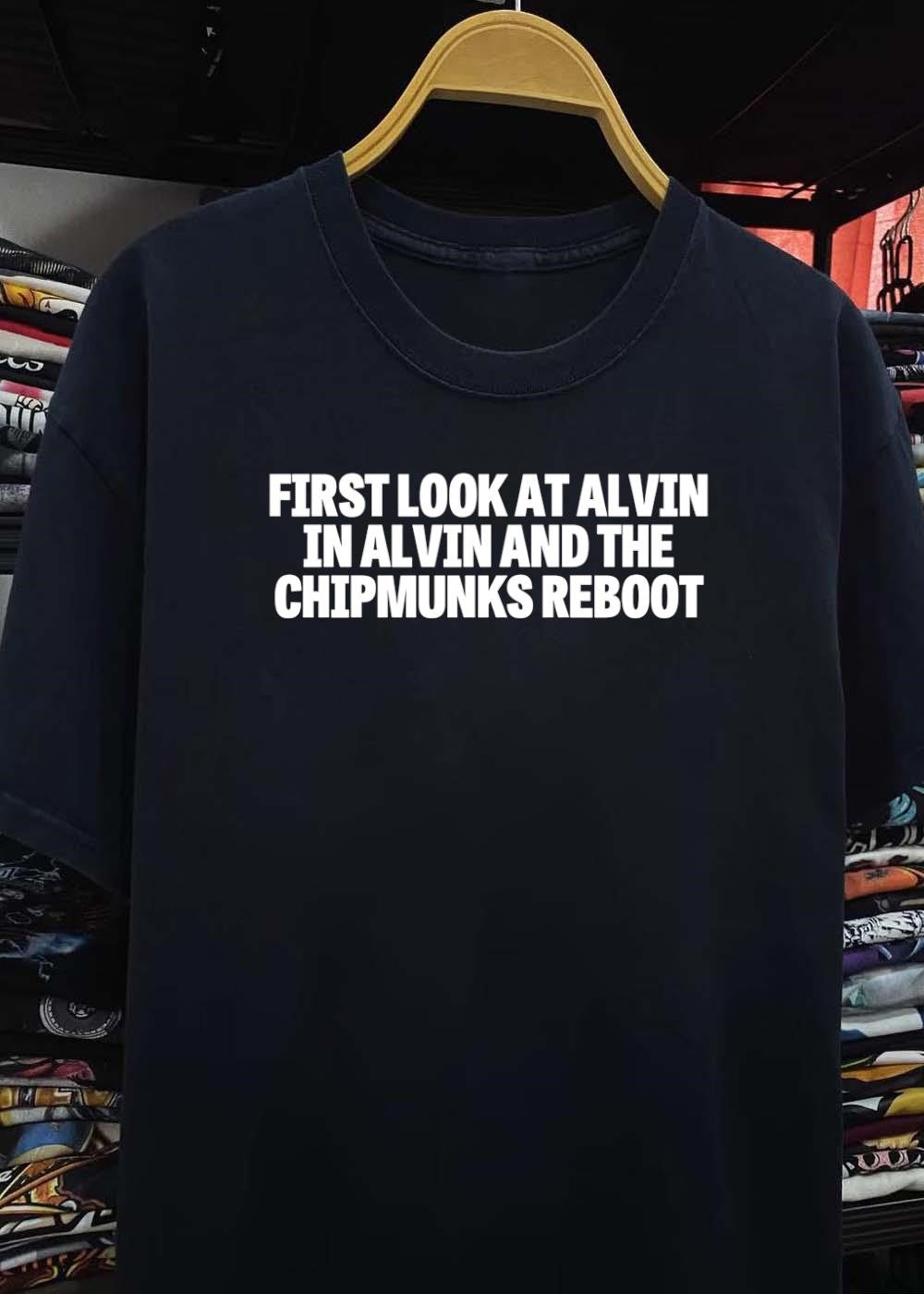 New Design First Look at Alvin in the Chipmunks Reboot T-Shirt
