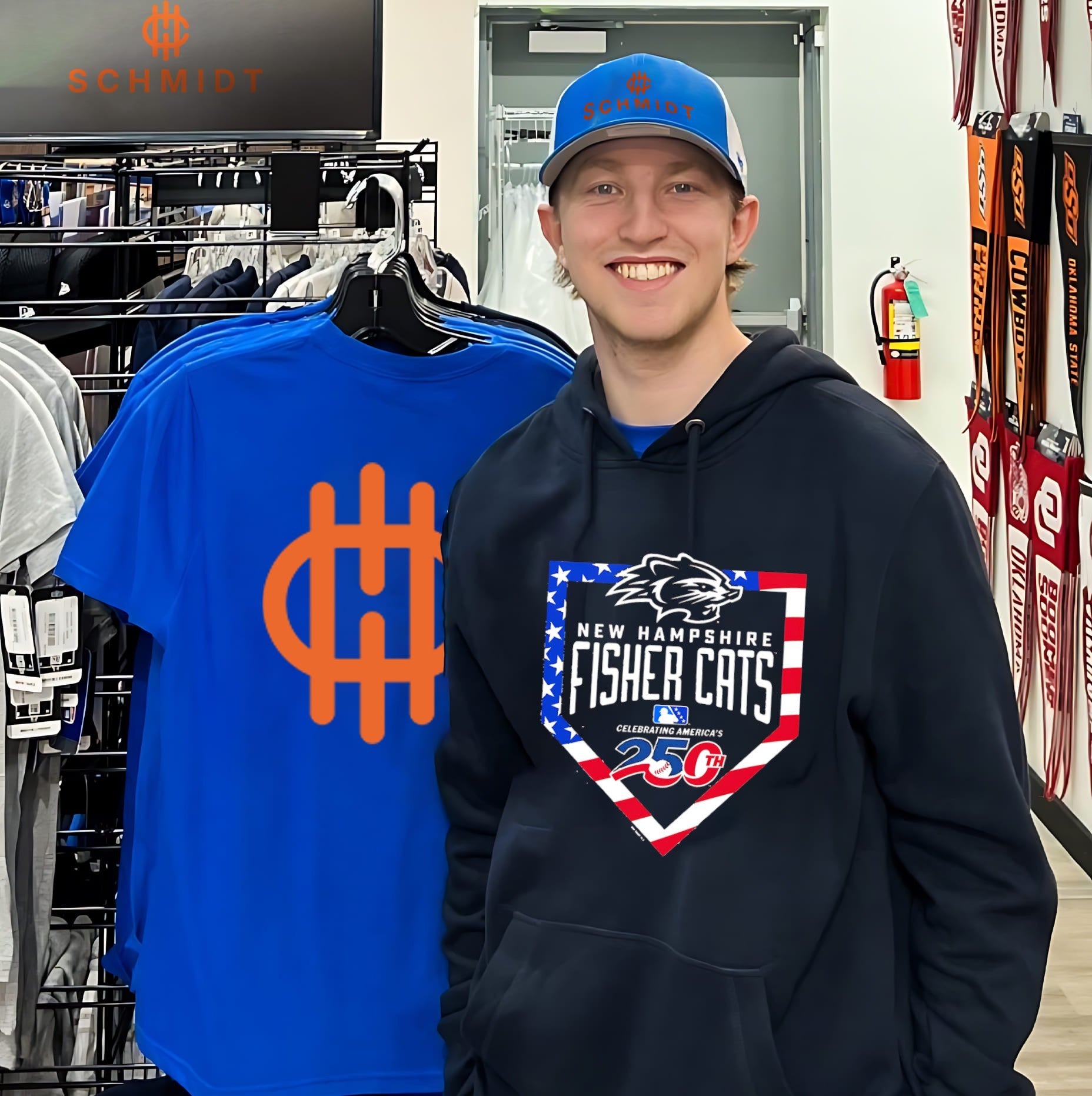 New Hampshire Fisher Cats Celebrating America’s 250th Anniversary shirt