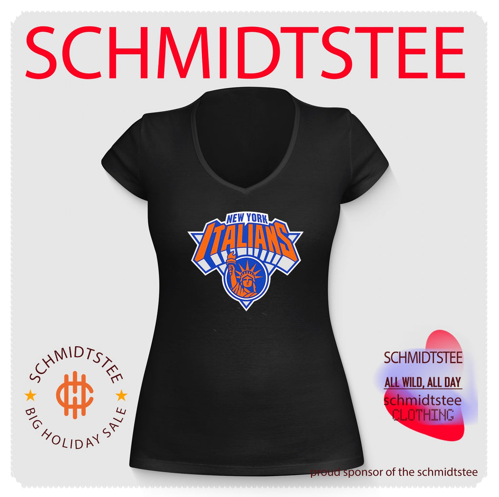 New York Italians Statue of Liberty Knicks Logo shirt