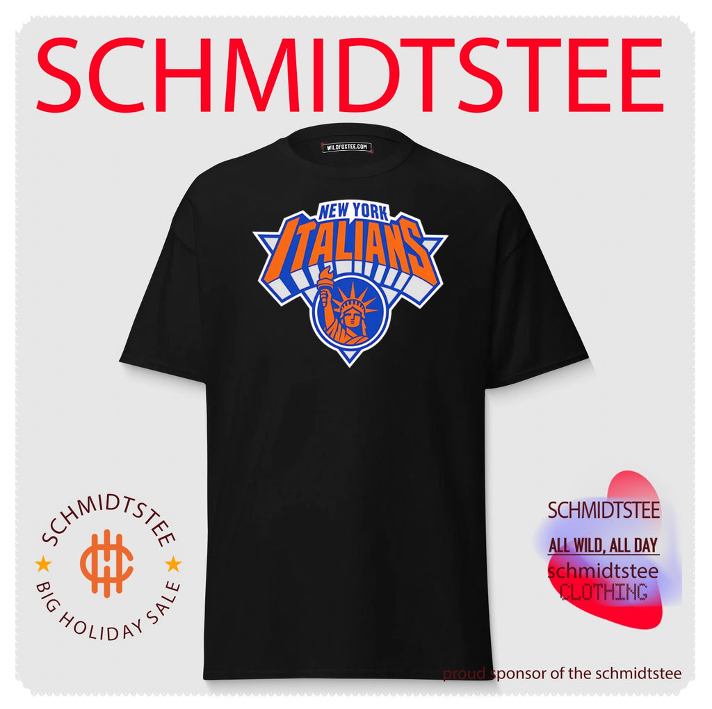 New York Italians Statue of Liberty Knicks Logo shirt