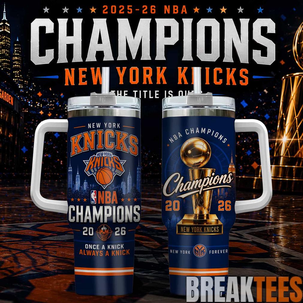 New York Knick 2026 NBA Champions Tumbler
