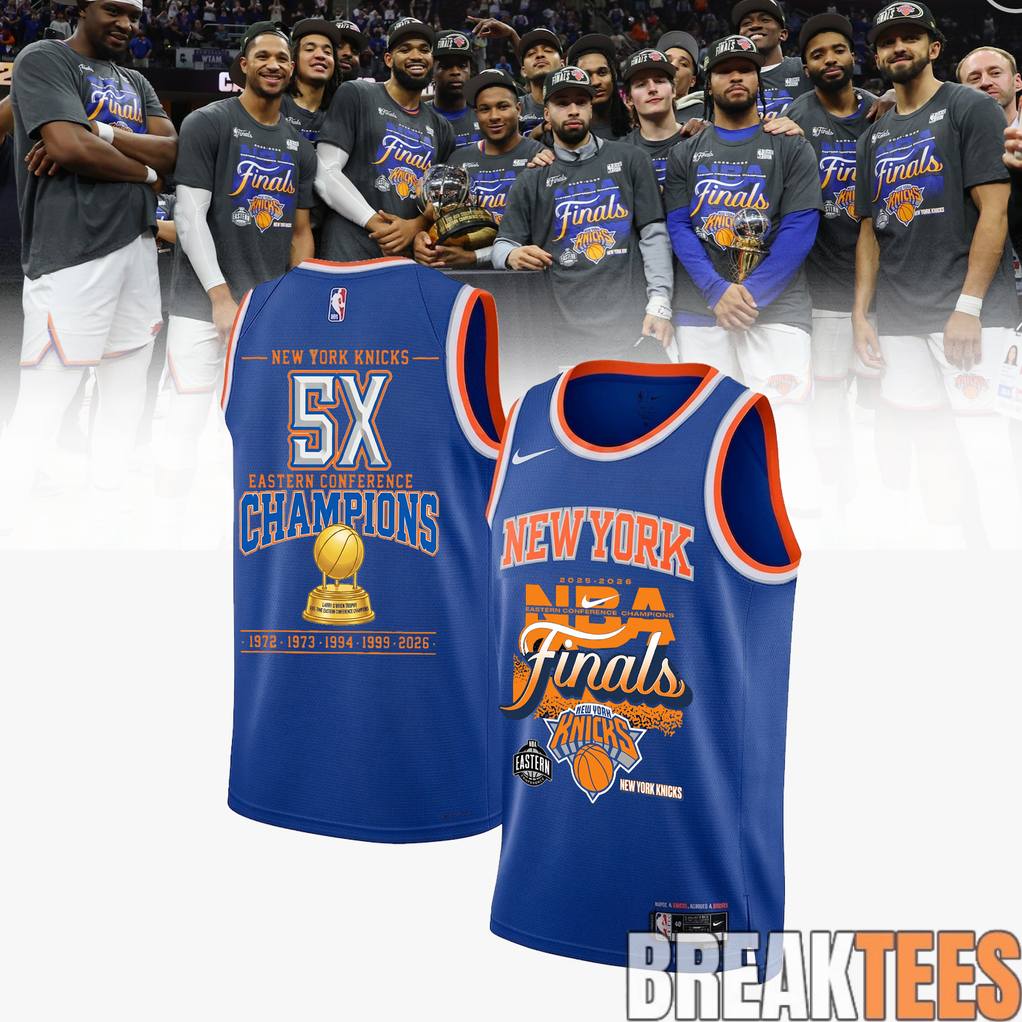 New York Knicks 2026 NBA Eastern Conference Champions Basketball Jersey