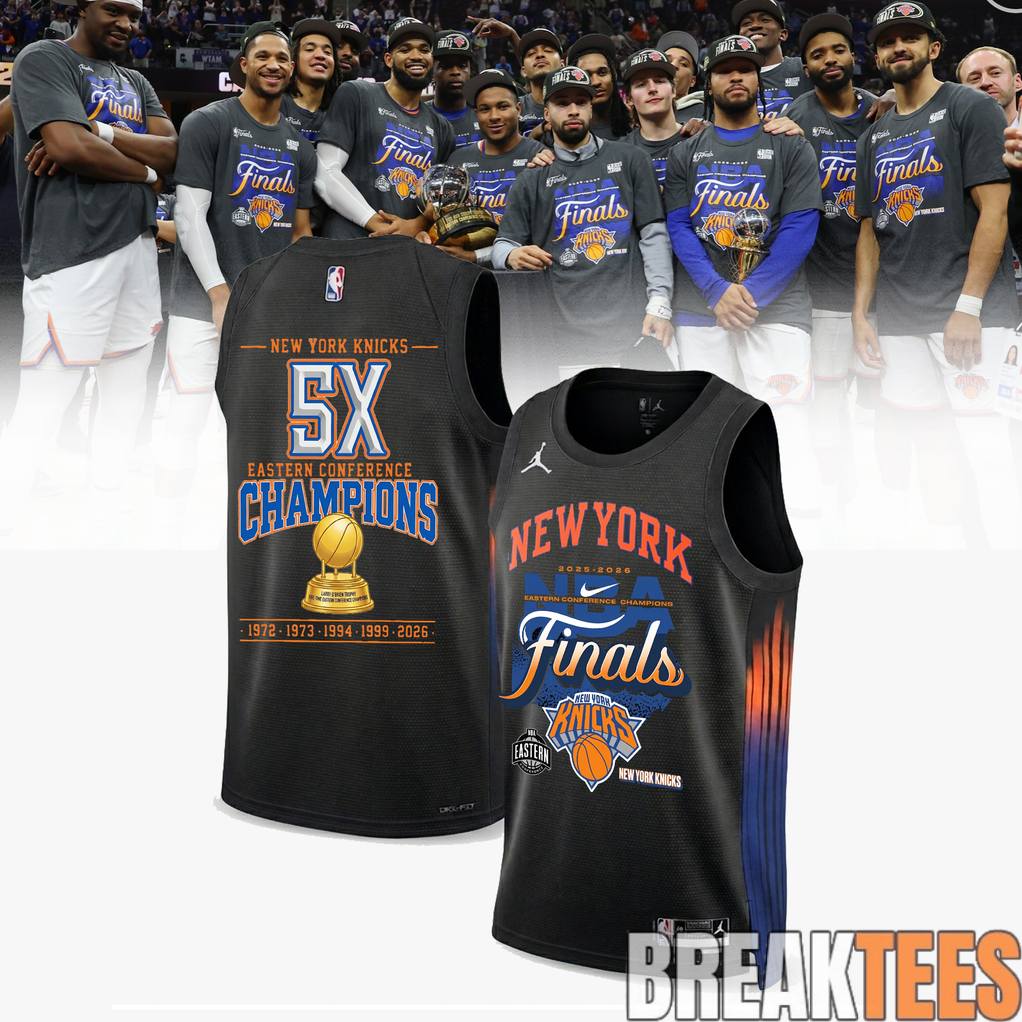 New York Knicks 2026 NBA Eastern Conference Champions Basketball Jersey