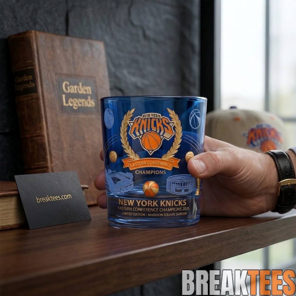New York Knicks Eastern Conference Champions 2026 Whiskey Glass