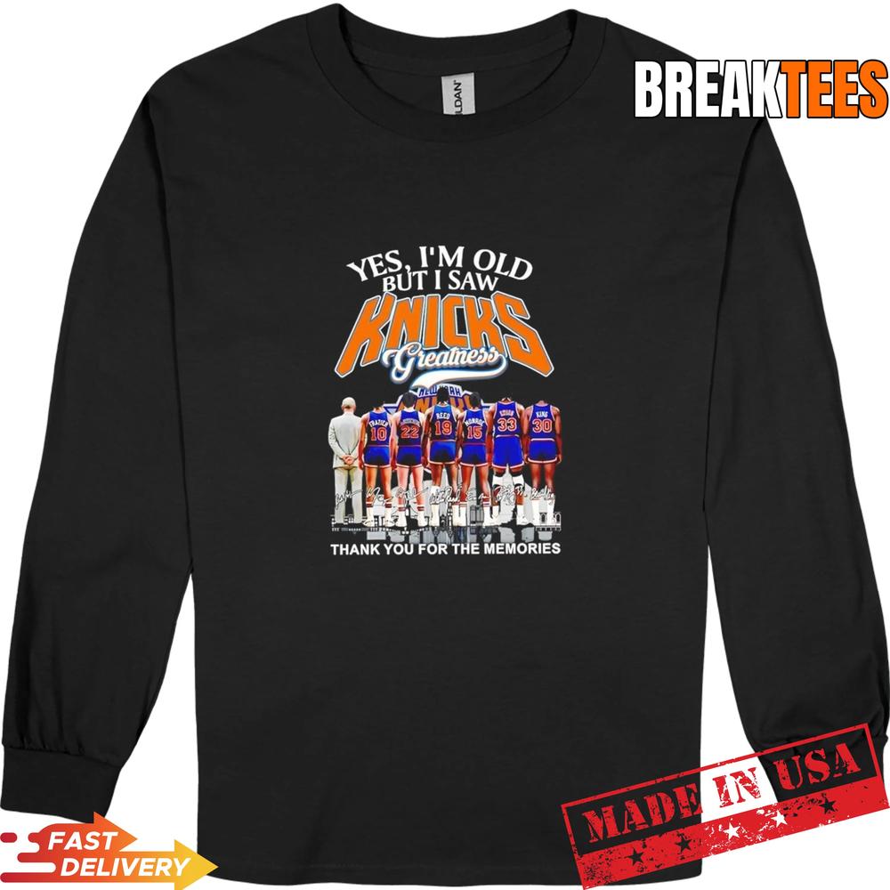 New York Knicks Greatness Thank You For The Memories Graphic Shirt