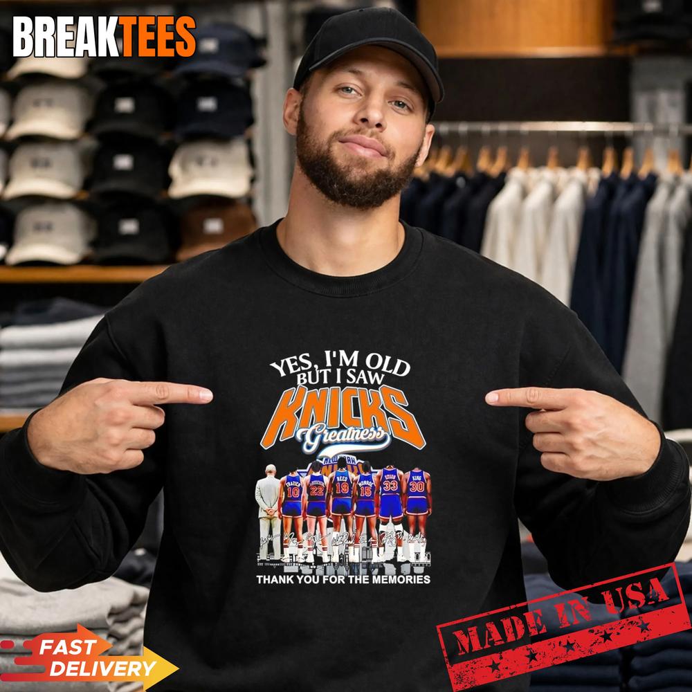 New York Knicks Greatness Thank You For The Memories Graphic Shirt