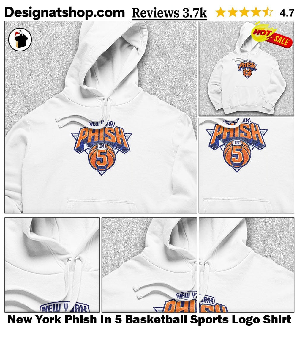 New York Phish In 5 Basketball Sports Logo Knicks fan shirt