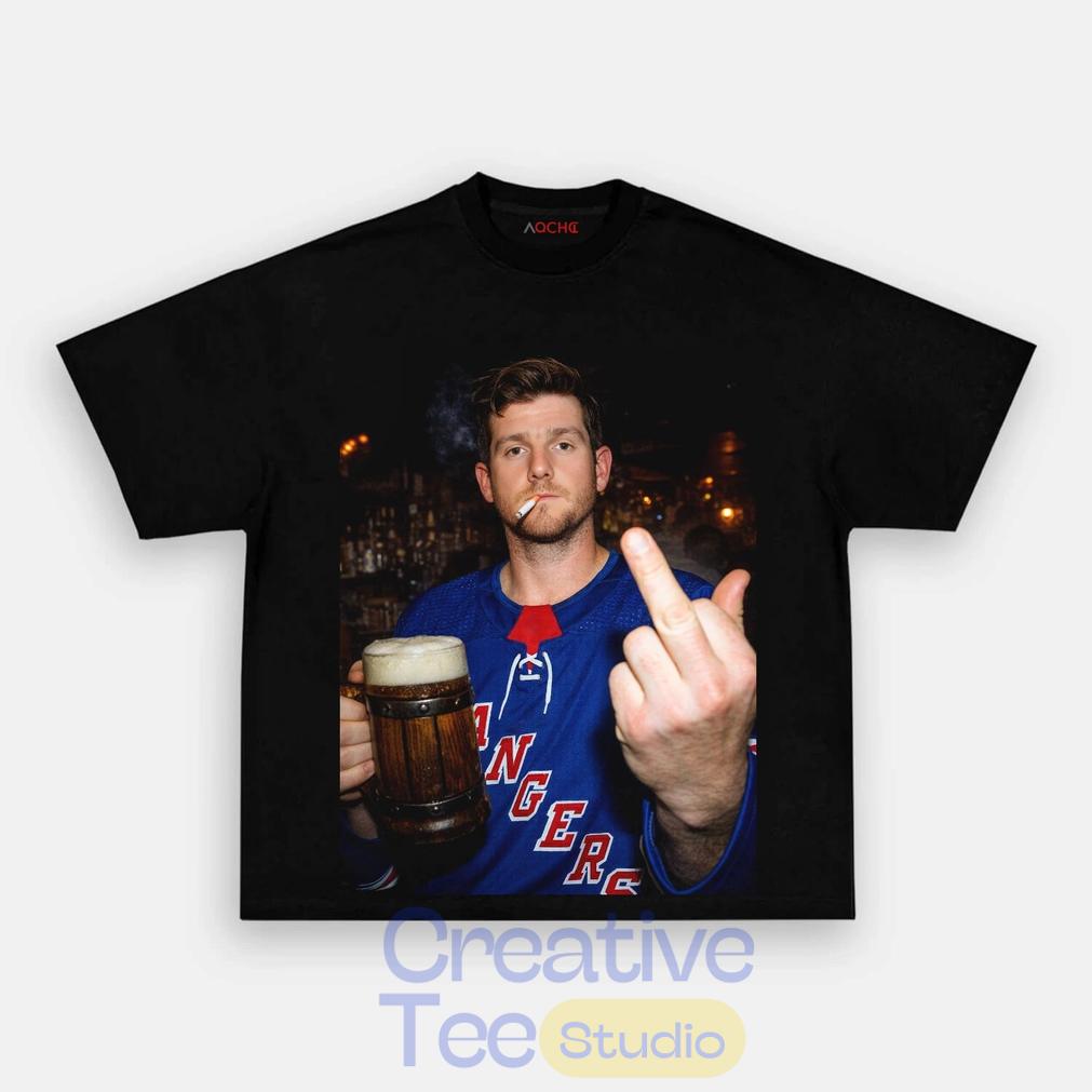 New York Rangers Jonathan Quick Middle Finger T-Shirt