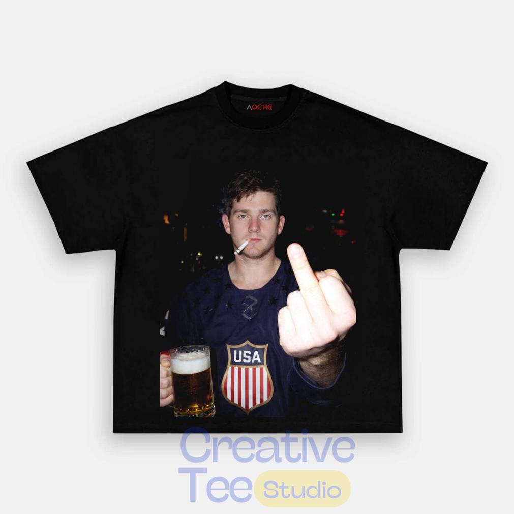 New York Rangers Jonathan Quick Middle Finger T-Shirt