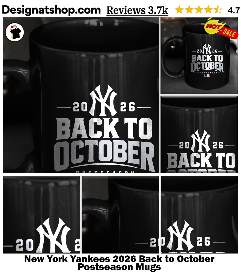 New York Yankees 2026 Back to October Postseason shirt