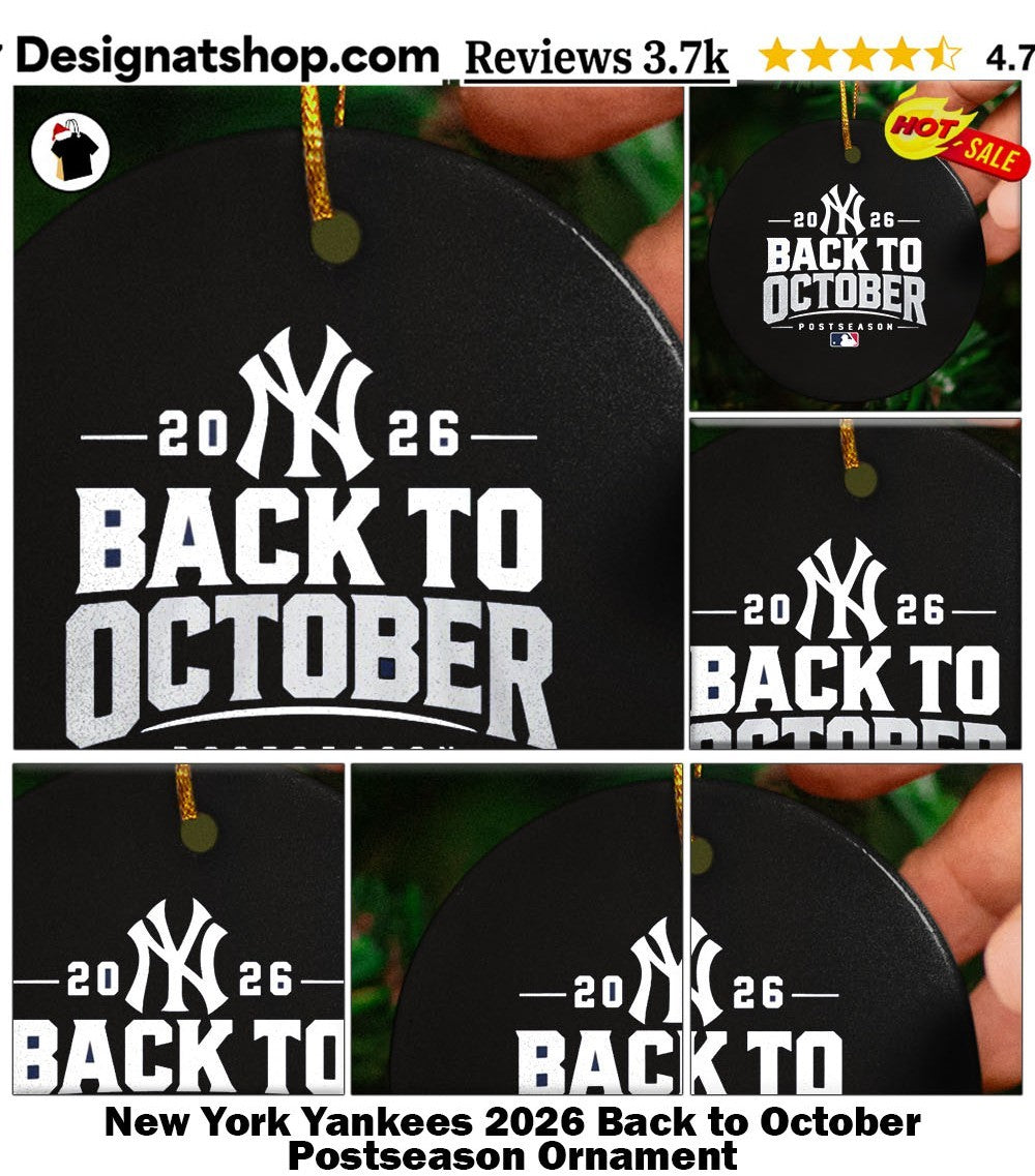 New York Yankees 2026 Back to October Postseason shirt