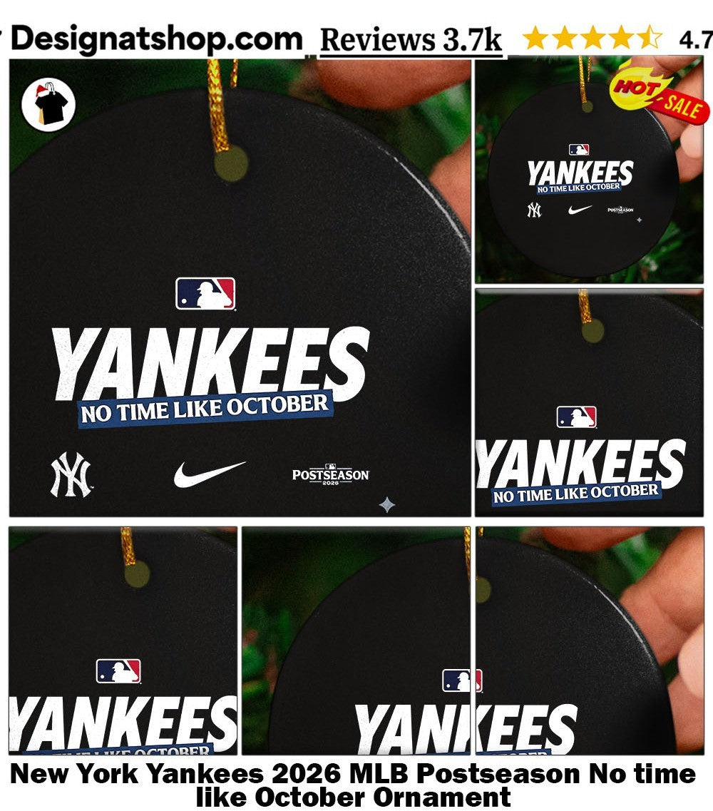 New York Yankees 2026 MLB Postseason No time like October shirt