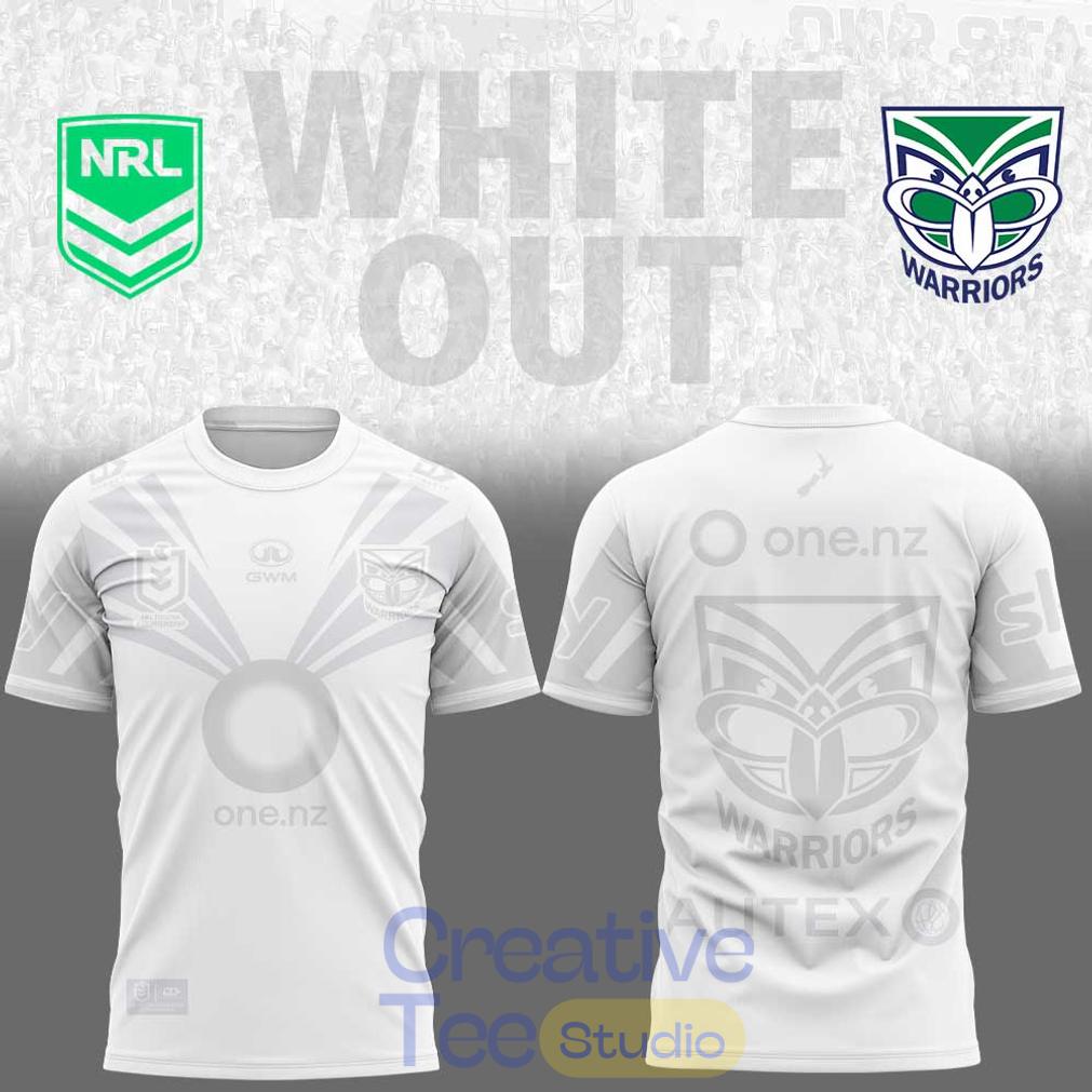 New Zealand Warriors White Out T-Shirt