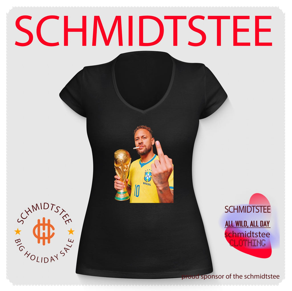 Neymar Jr portrait middle finger 2026 World Cup shirt