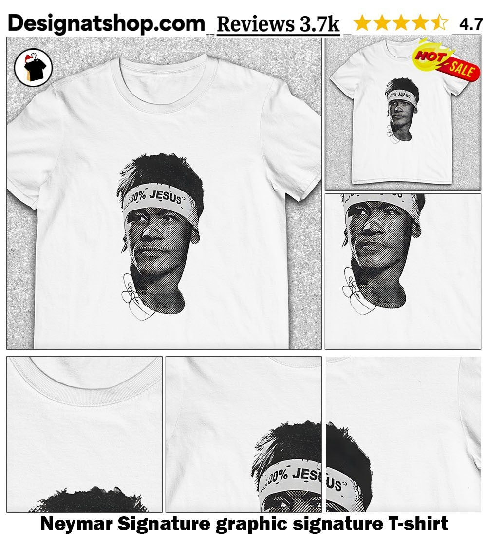 Neymar Signature graphic signature shirt