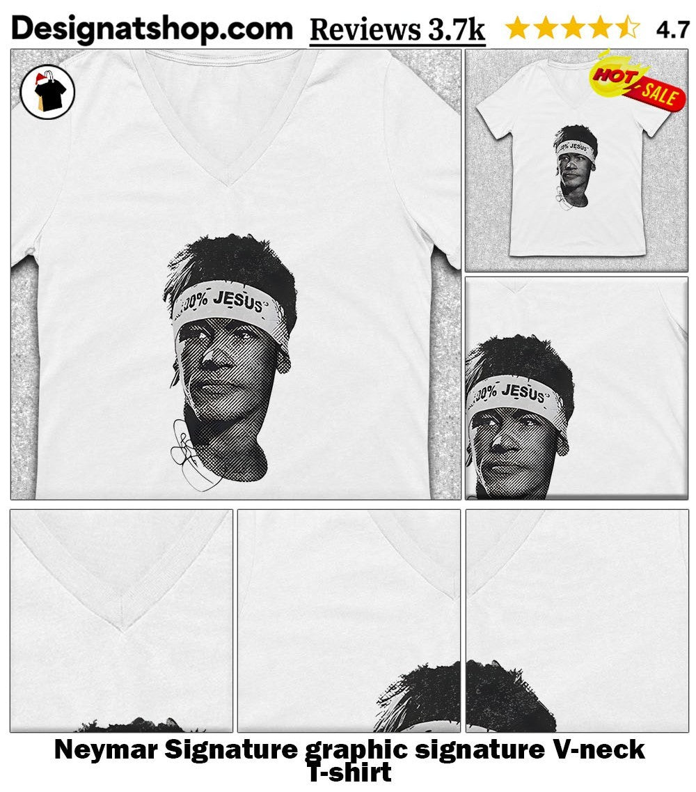 Neymar Signature graphic signature shirt