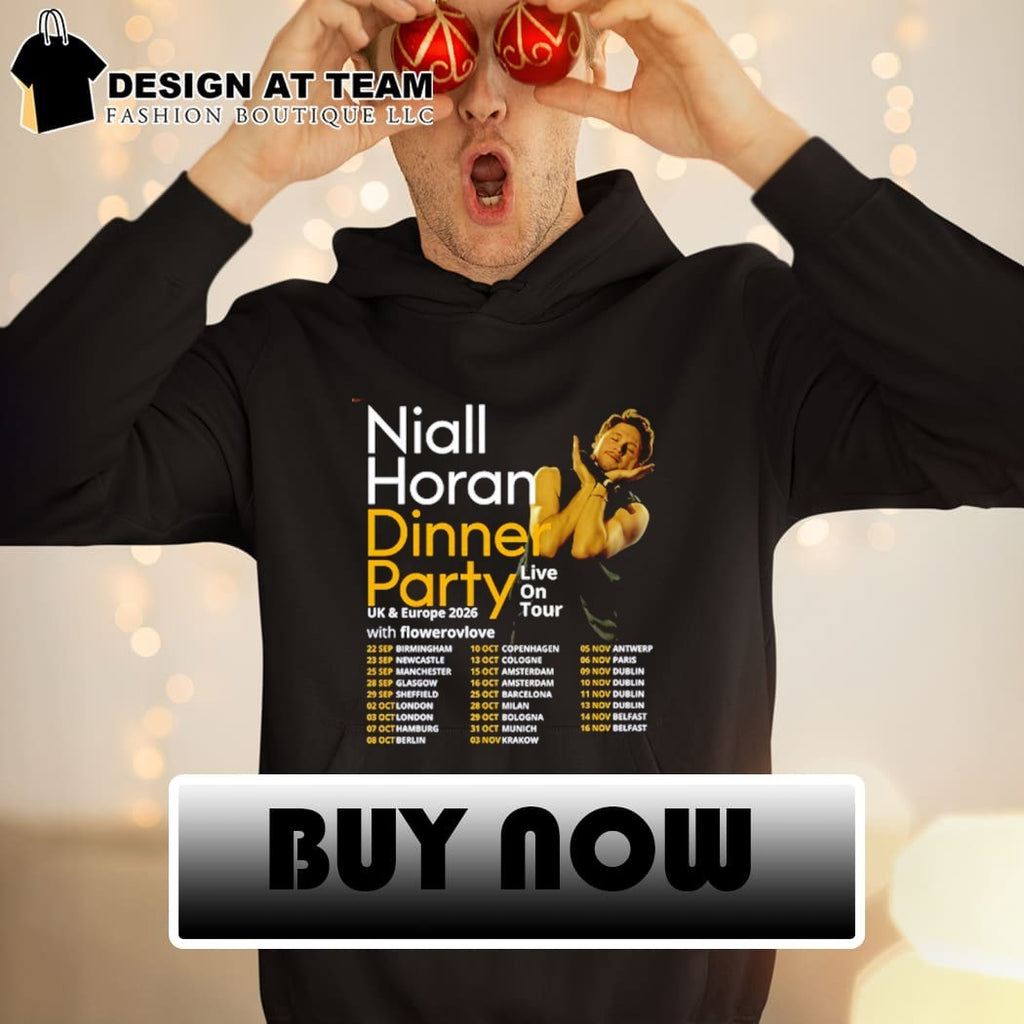 Niall Horan Dinner Party Live on Tour 2026 Concert Dates shirt