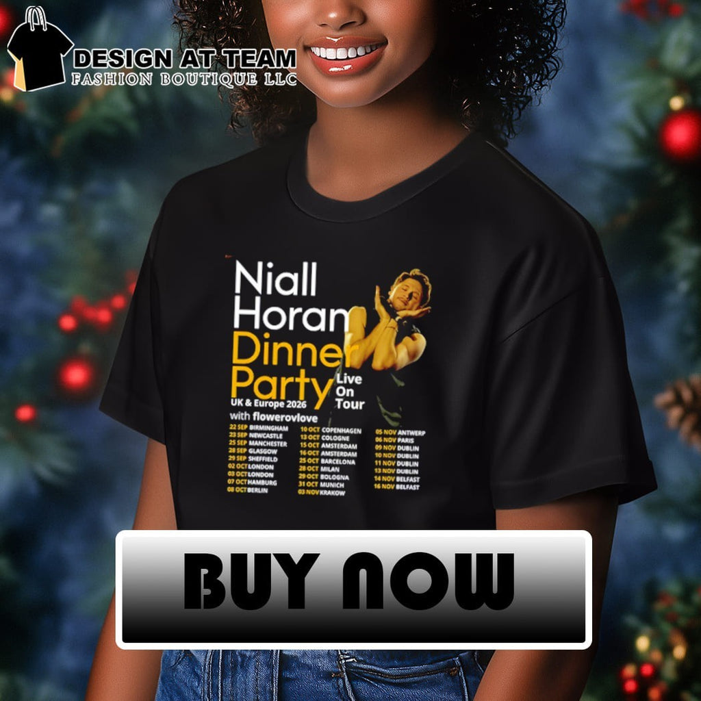 Niall Horan Dinner Party Live on Tour 2026 Concert Dates shirt