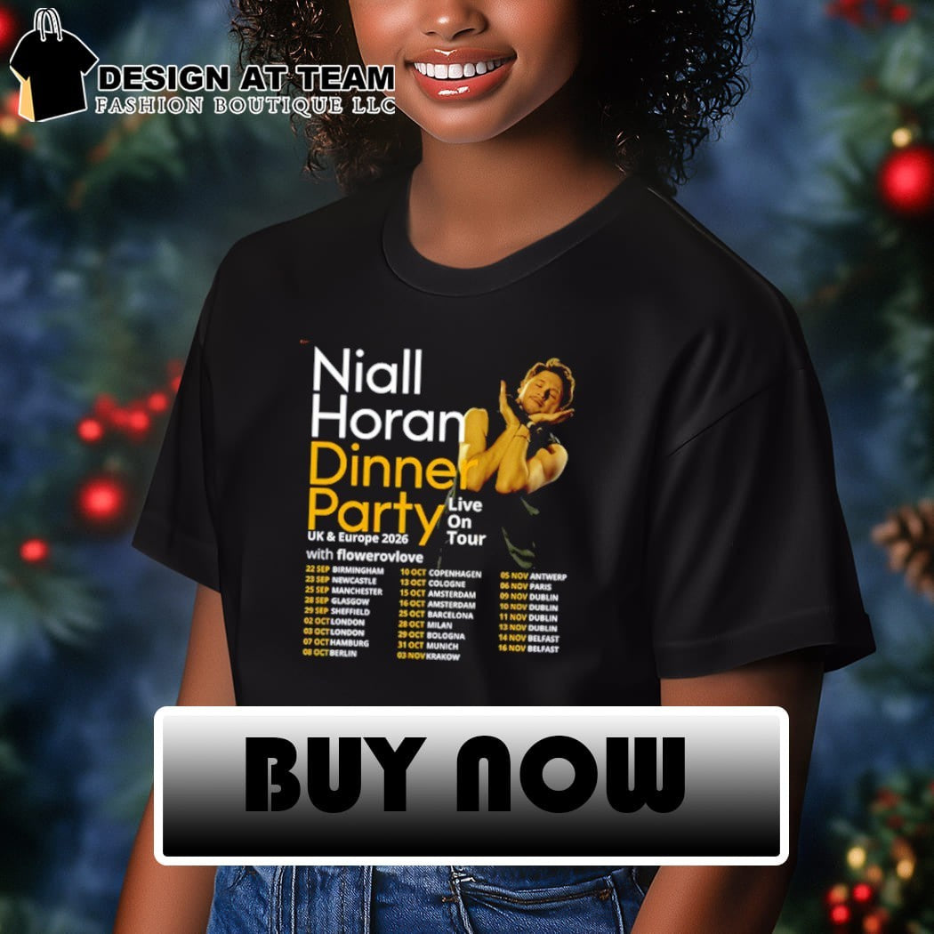 Niall Horan Dinner Party Live on Tour 2026 Concert Dates shirt