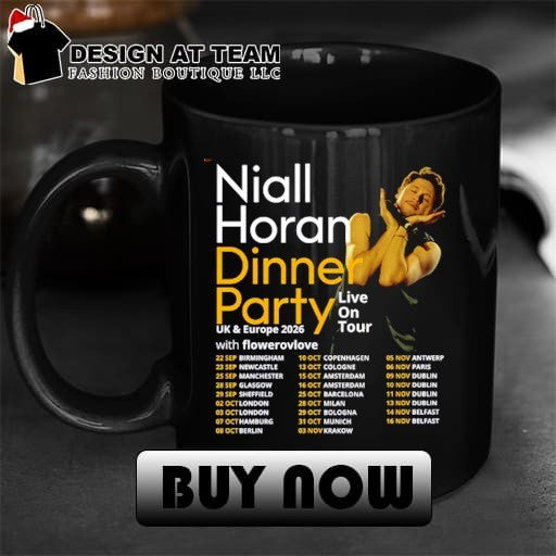 Niall Horan Dinner Party Live on Tour 2026 Concert Dates shirt