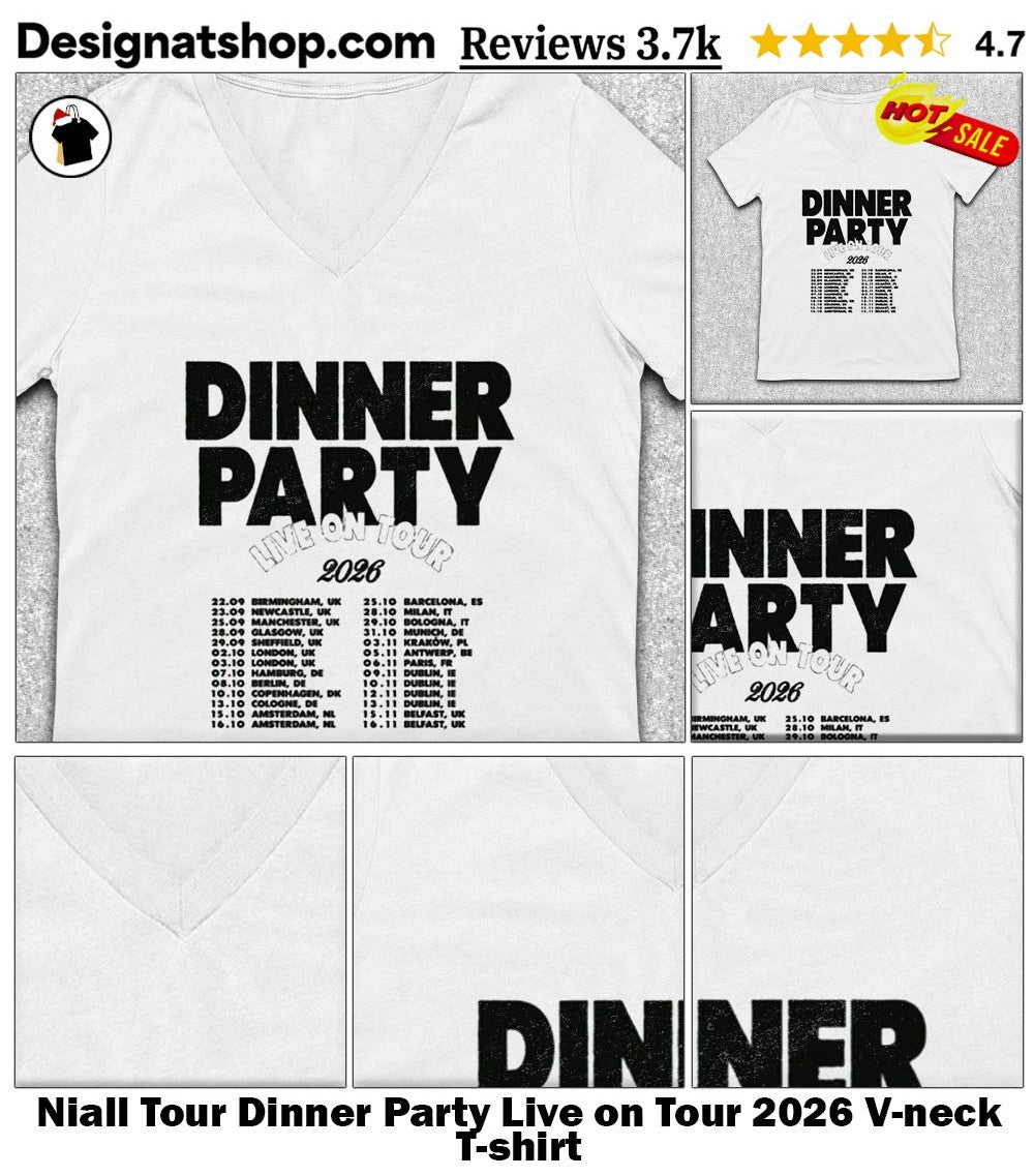 Niall Tour Dinner Party Live on Tour 2026 shirt