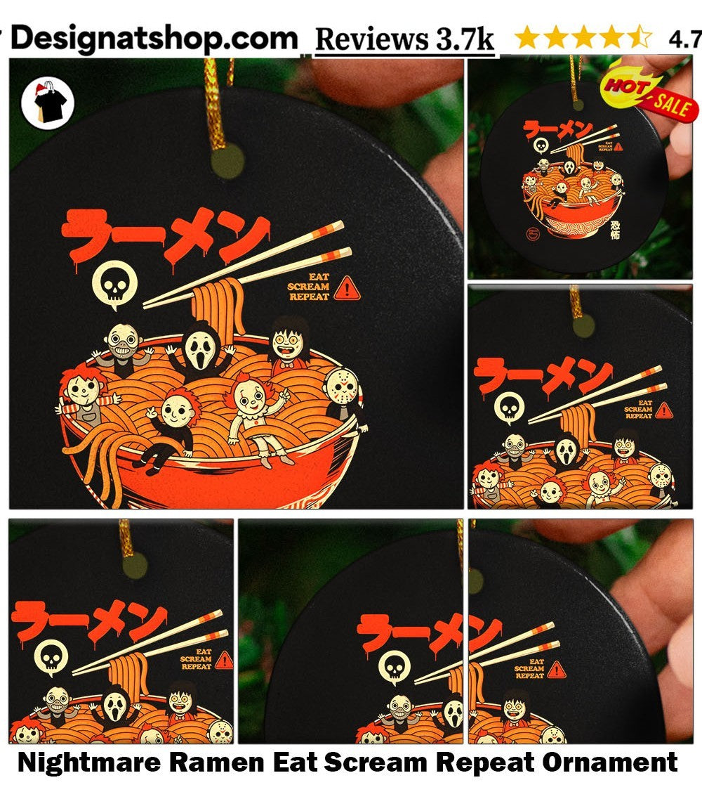 Nightmare Ramen Eat Scream Repeat shirt