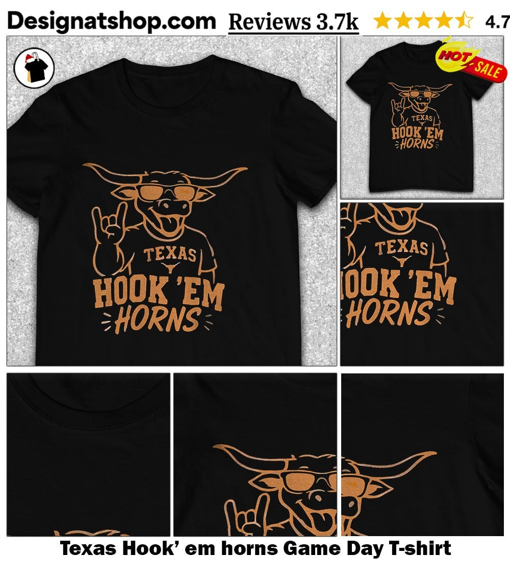 Texas Hook’ em horns Game Day shirt