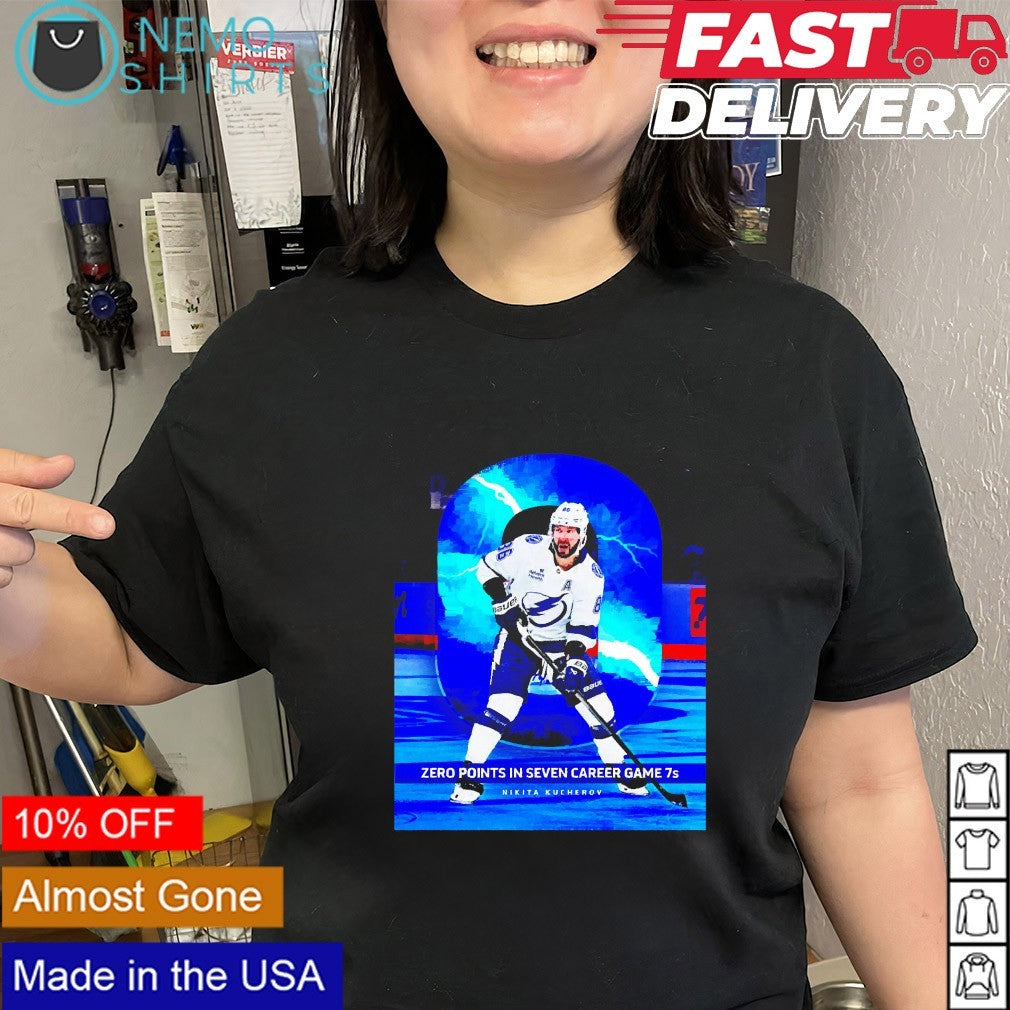 Nikita Kucherov zero points in seven career game 7 shirt