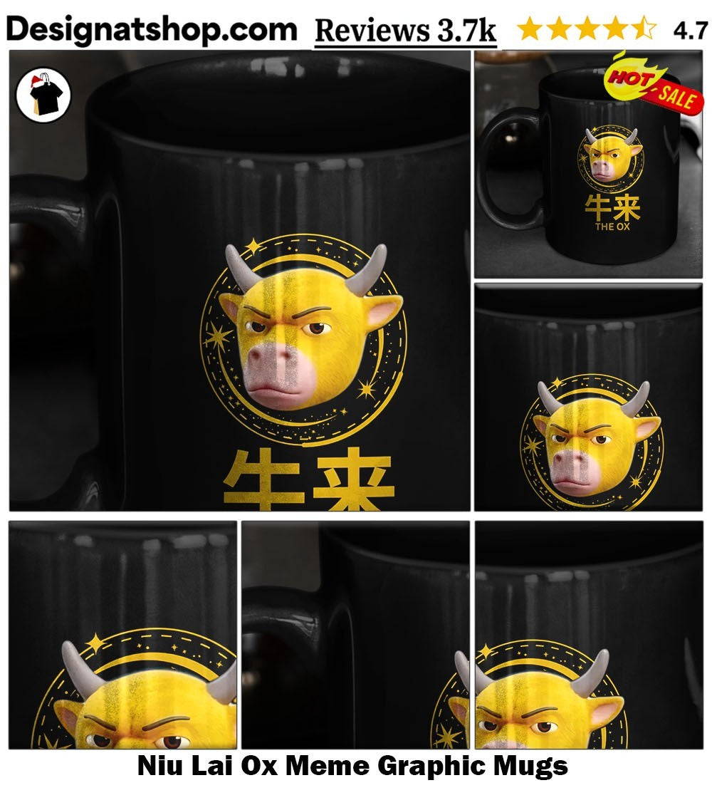 Niu Lai Ox Meme Graphic shirt