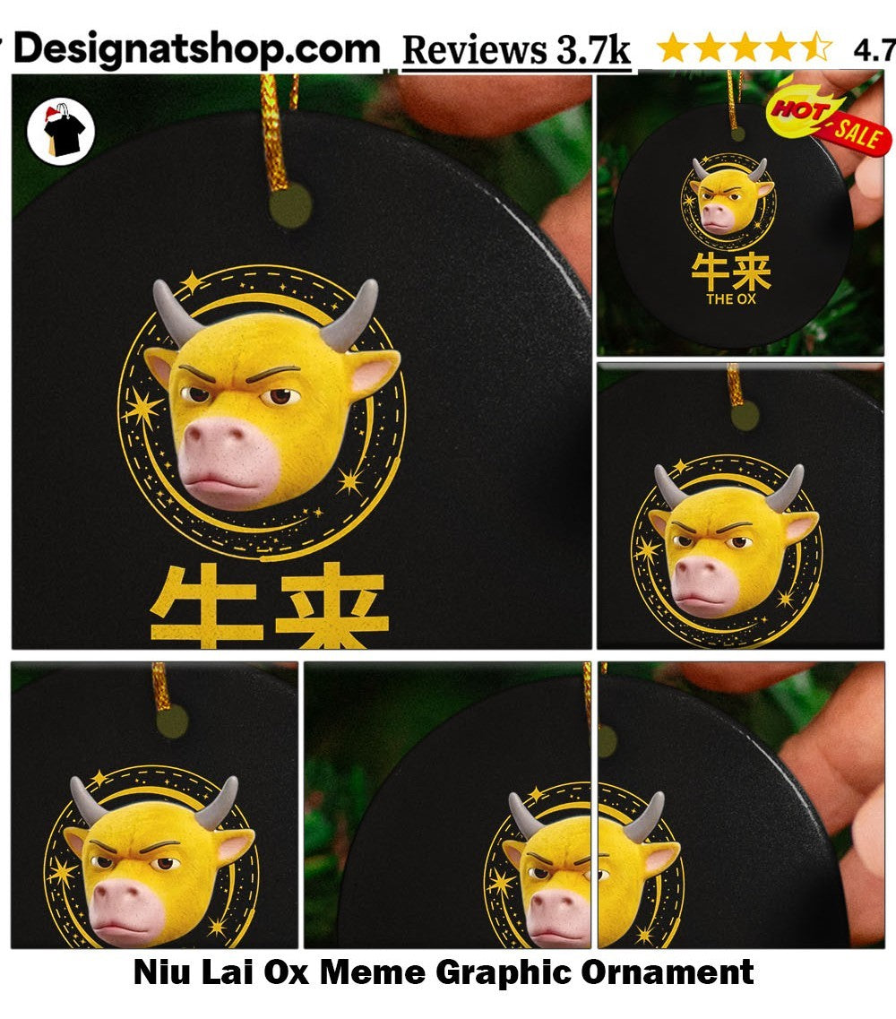 Niu Lai Ox Meme Graphic shirt