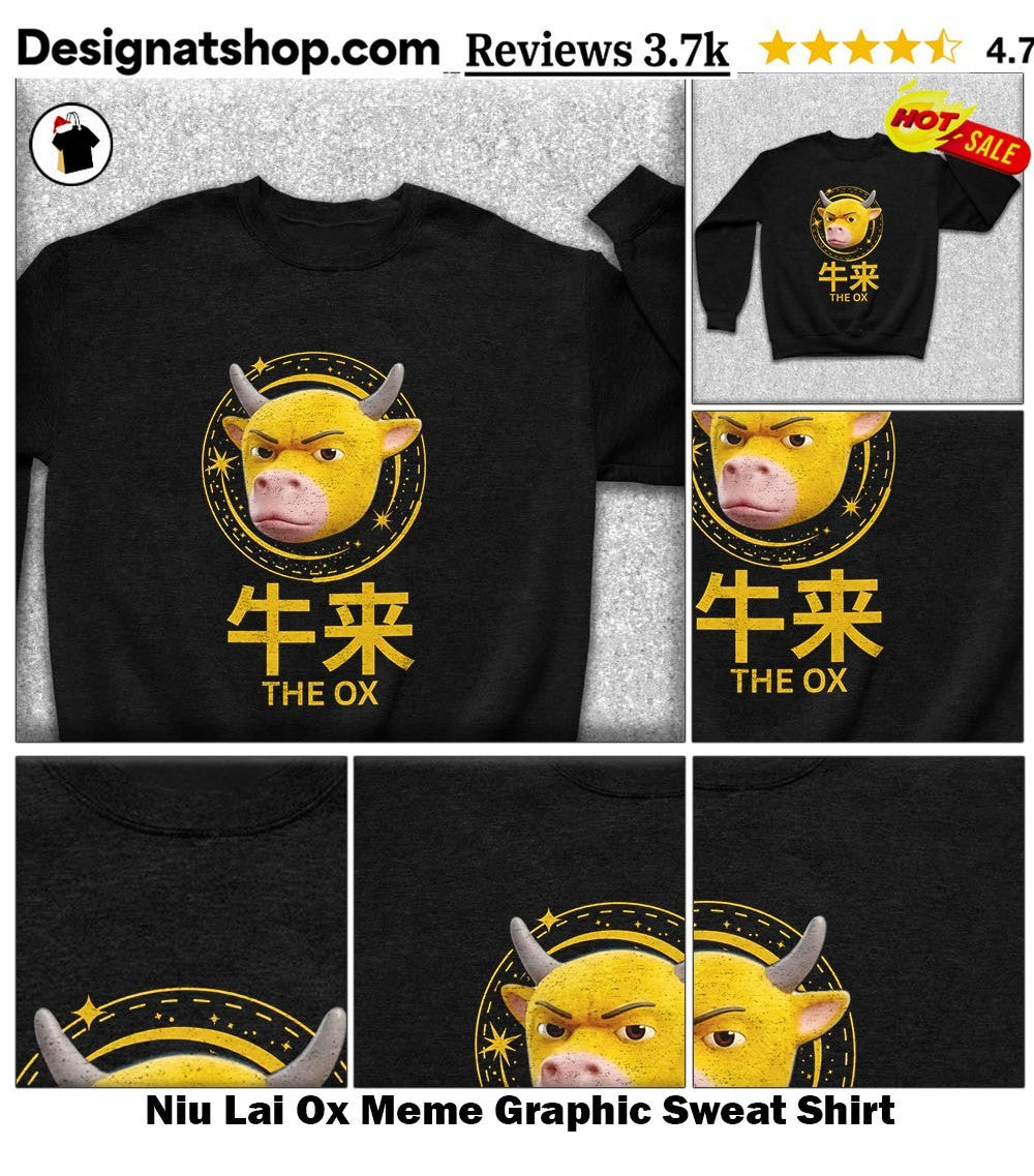 Niu Lai Ox Meme Graphic shirt