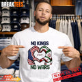 No Kings No Wars USA And Iran Peace Heart Hands Shirt