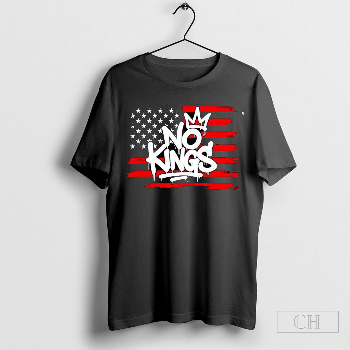 No Kings Usa Flag Shirt Tee