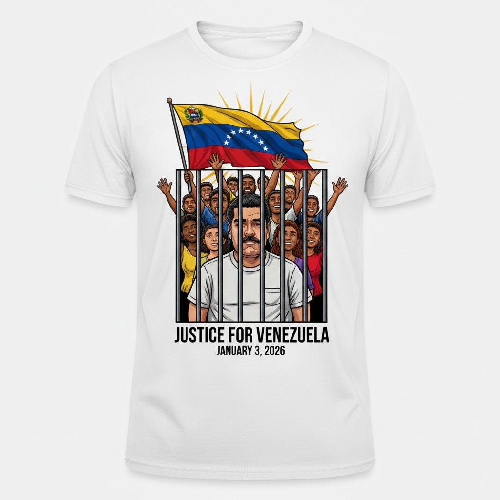 Justice For Venezuela T-Shirt – No More Dictatorship January 3 2026 Democracy Tee
