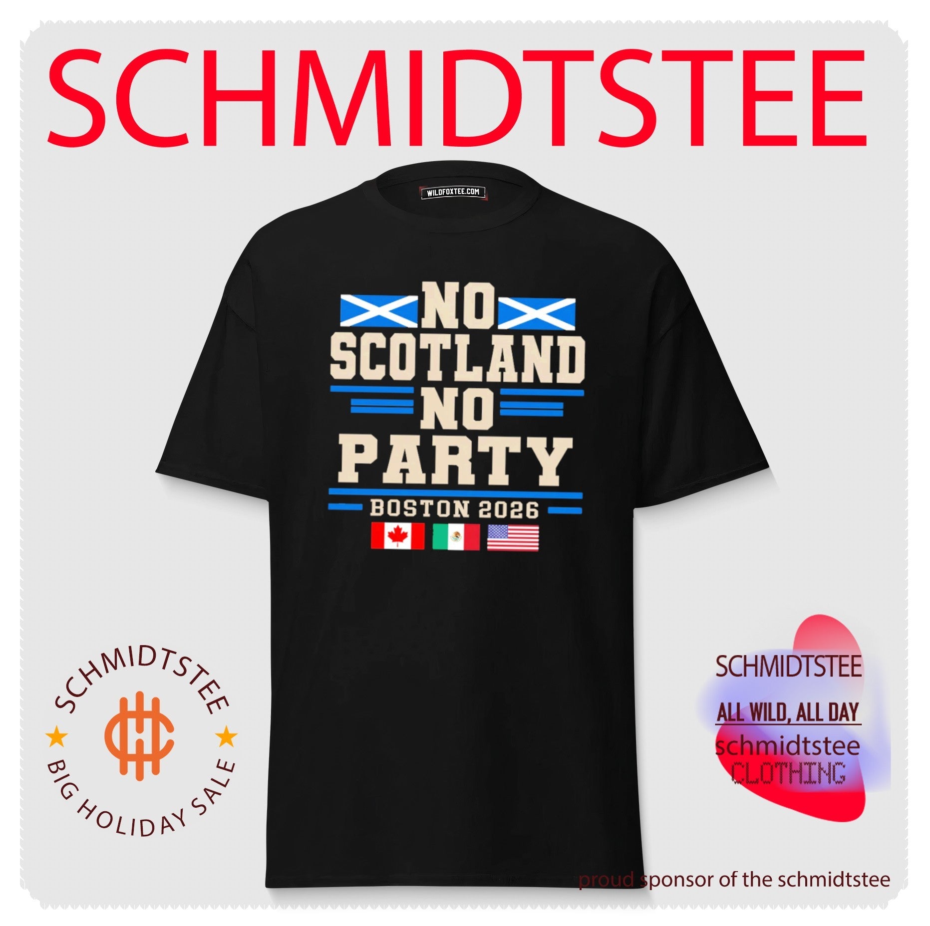 No Scotland No Party 2026 World Cup Football Supporter shirt