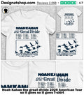 Noah Kahan the great divide 2026 American Tour so it goes so it goes shirt
