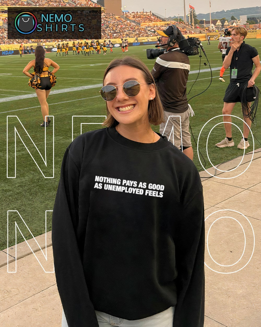 Nothing pays as good as unemployed feels shirt