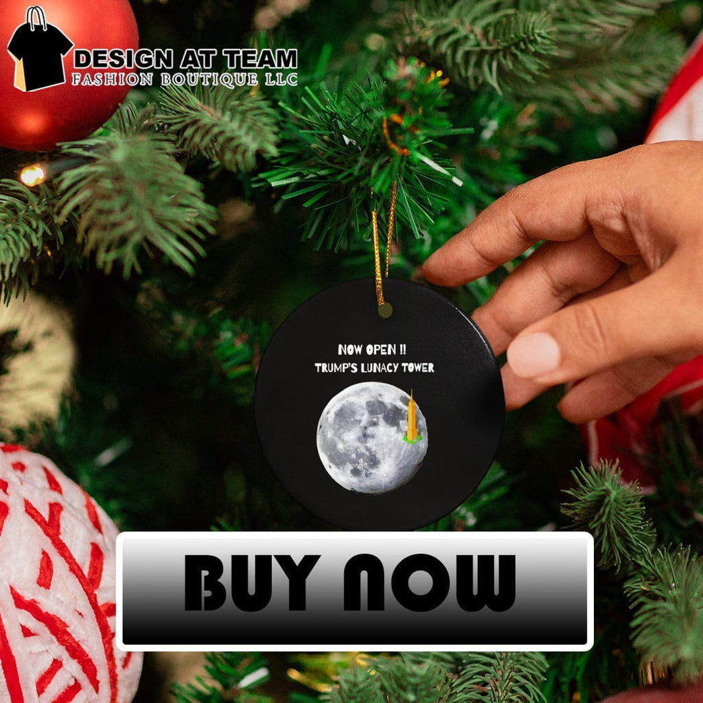 Now Open Trump Lunacy Tower Funny Moon Art shirt